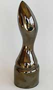 Greg Geffner Ceramic Sculpture. Title: Ergonomic Bancusi