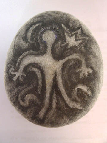 Greg Geffner. Rock Drawing. Title: 