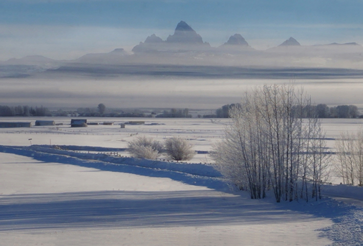 Greg Geffner - Teton Valley, Low Clouds.