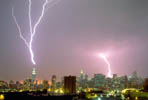 Empire State Building Lighting Strike