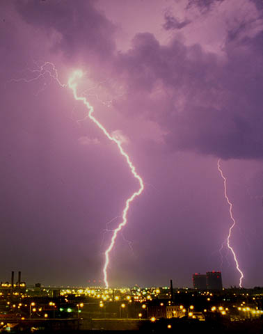 Greg Geffner. Duel Lightning Striking Brooklyn.