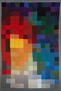 Velcro Color Field Sculpture b y Greg Geffner