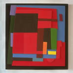 Greg Geffner, Velcro Sculpture, begining stage. Title: Velcro Ad Rhienhart
